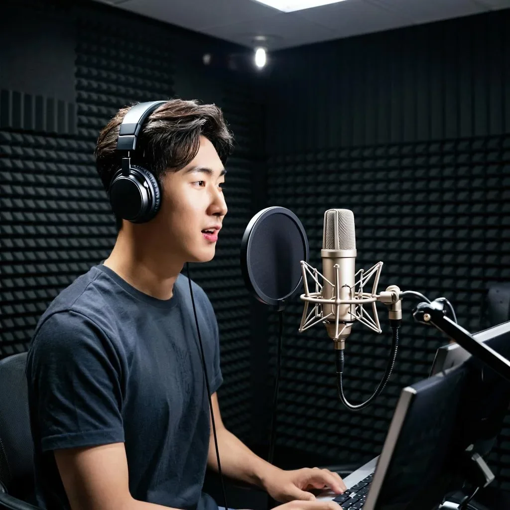 D. Kim. Носитель корейского языка. Озвучка, запись голоса